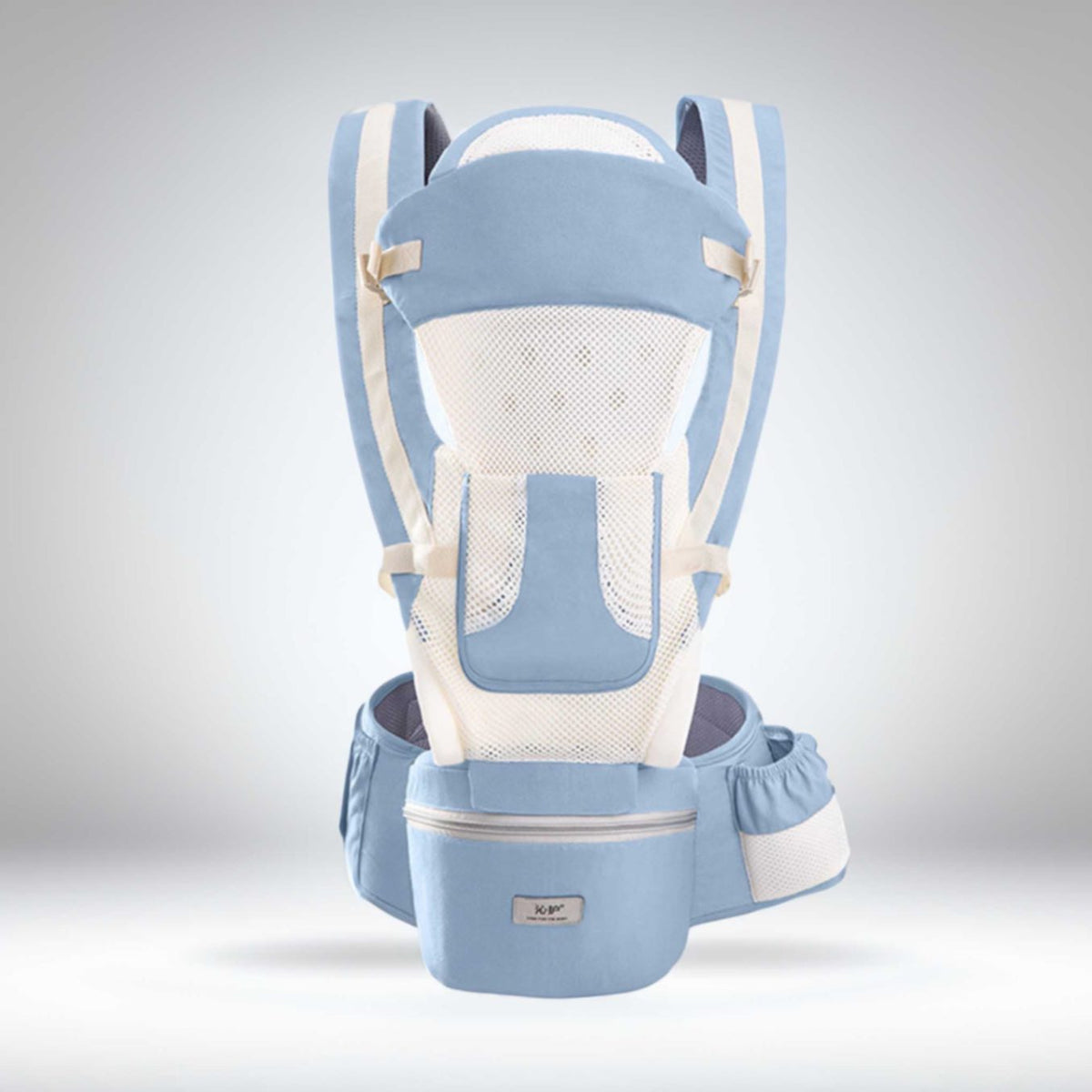 Porte-bébé ergonomique 4-en-1 avec siège de hanche (Nouveau-né jusqu'au tout-petit)
