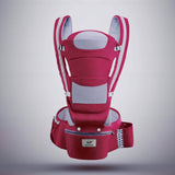 Porte-bébé ergonomique 4-en-1 avec siège de hanche (Nouveau-né jusqu'au tout-petit)
