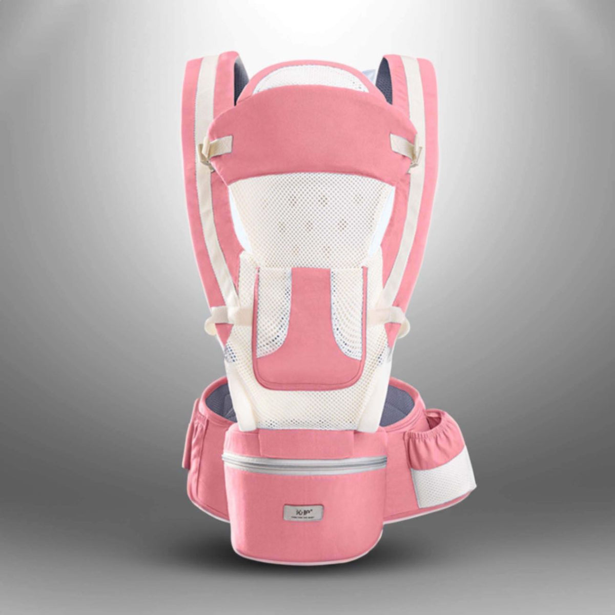 Porte-bébé ergonomique 4-en-1 avec siège de hanche (Nouveau-né jusqu'au tout-petit)