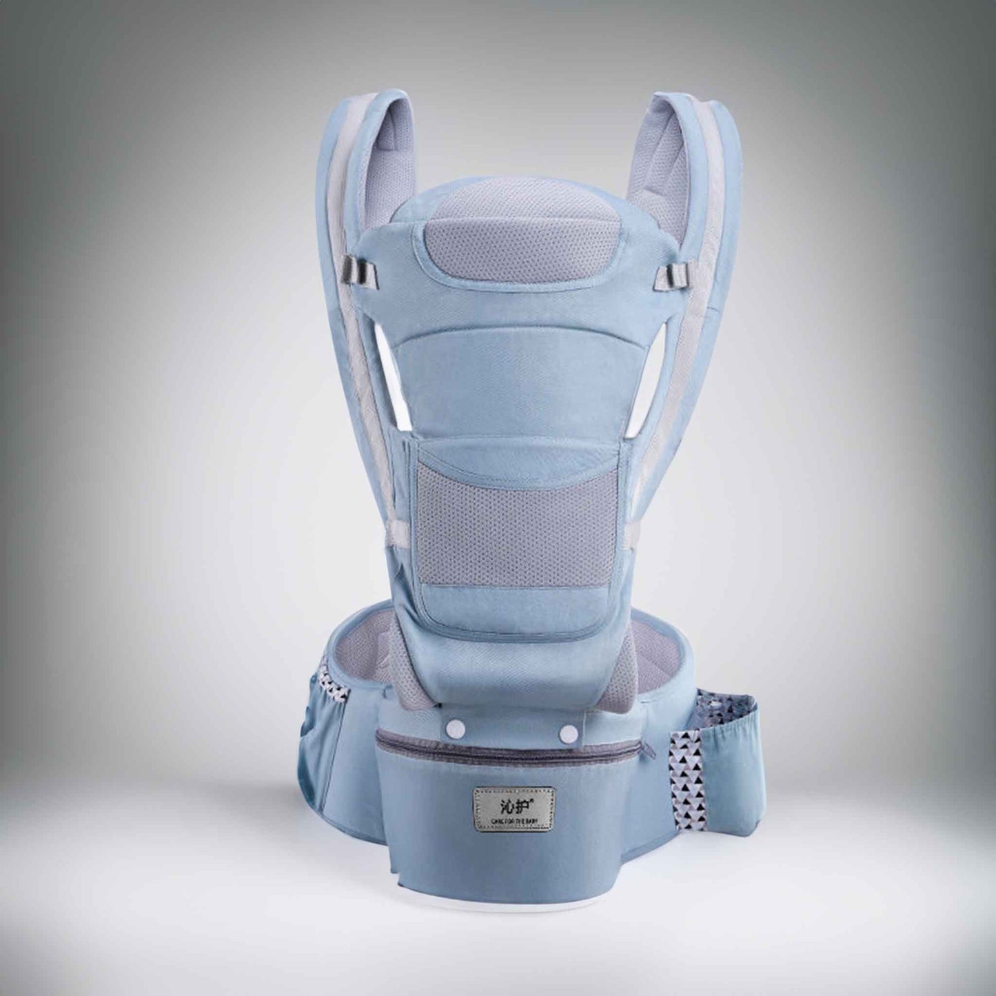 Porte-bébé ergonomique 4-en-1 avec siège de hanche (Nouveau-né jusqu'au tout-petit)