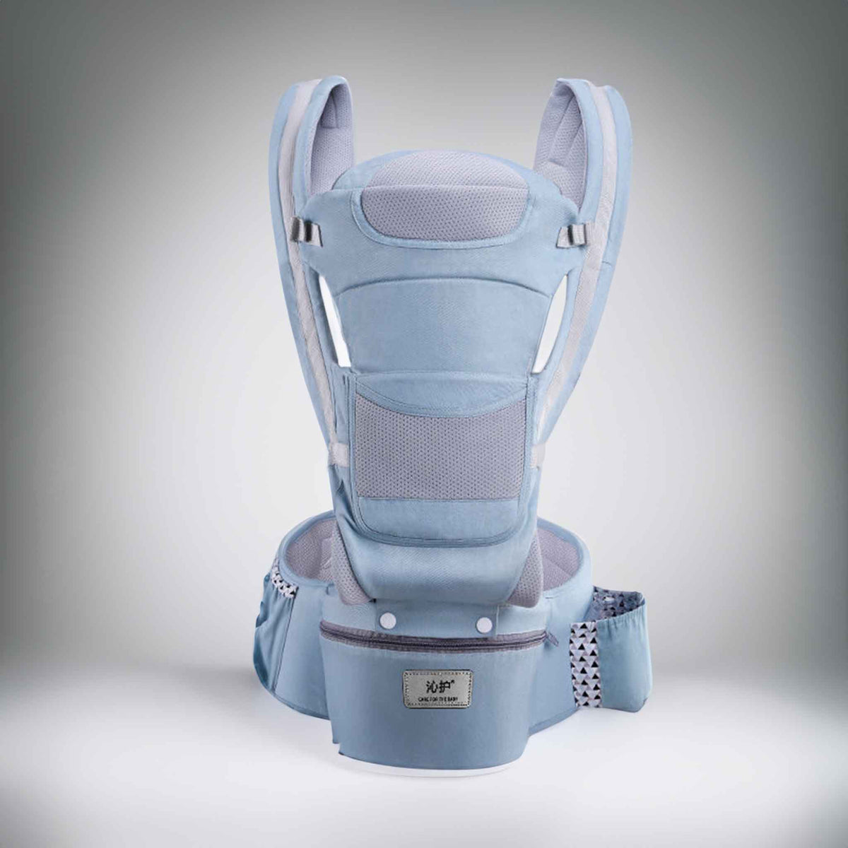 Porte-bébé ergonomique 4-en-1 avec siège de hanche (Nouveau-né jusqu'au tout-petit)