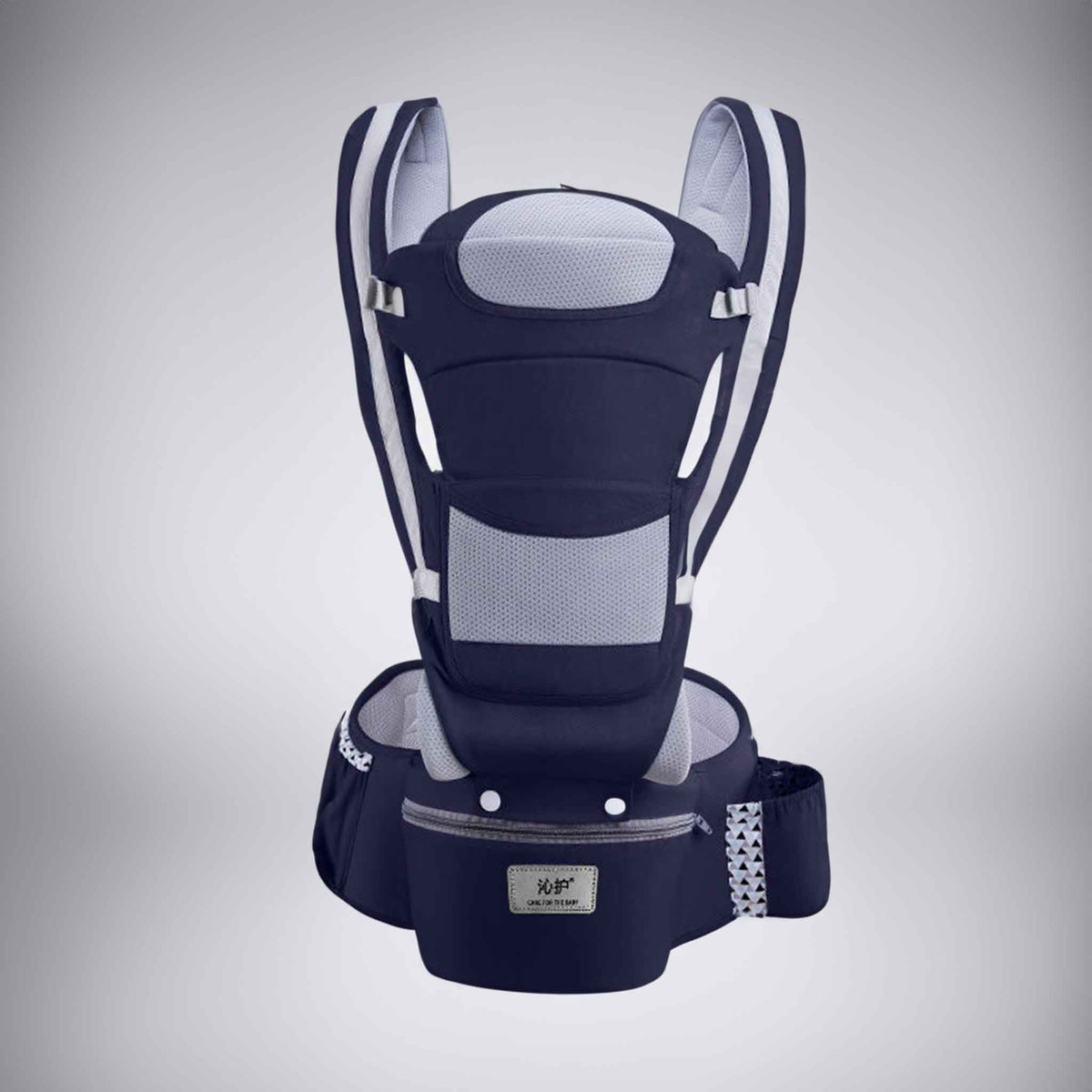 Porte-bébé ergonomique 4-en-1 avec siège de hanche (Nouveau-né jusqu'au tout-petit)