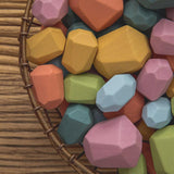 Blocs de construction en bois Montessori
