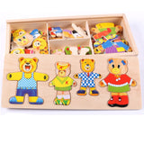 Puzzle Famiglia Orso da Vestire
