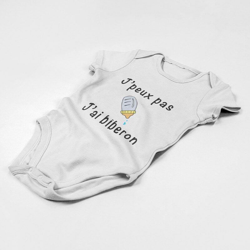 Body - J'peux pas j'ai biberon - 100% Coton Bio