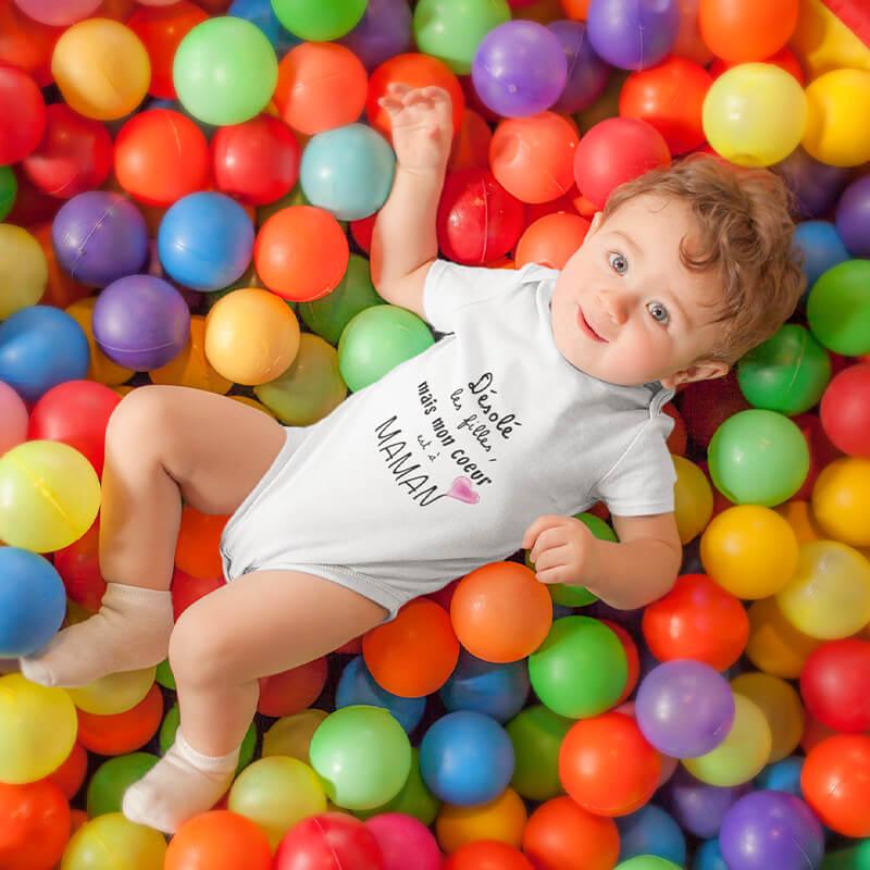 Body - My heart belongs to Mummy - 100% Organic Cotton