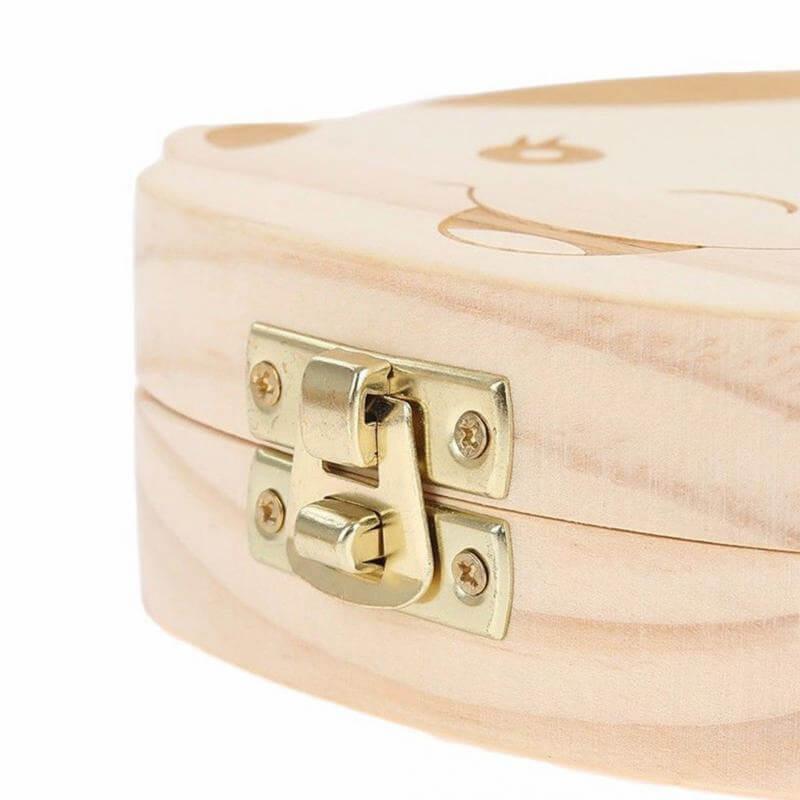 Wooden Keepsake Box for Baby Teeth
