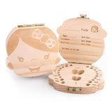 Wooden Keepsake Box for Baby Teeth