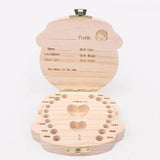 Wooden Keepsake Box for Baby Teeth