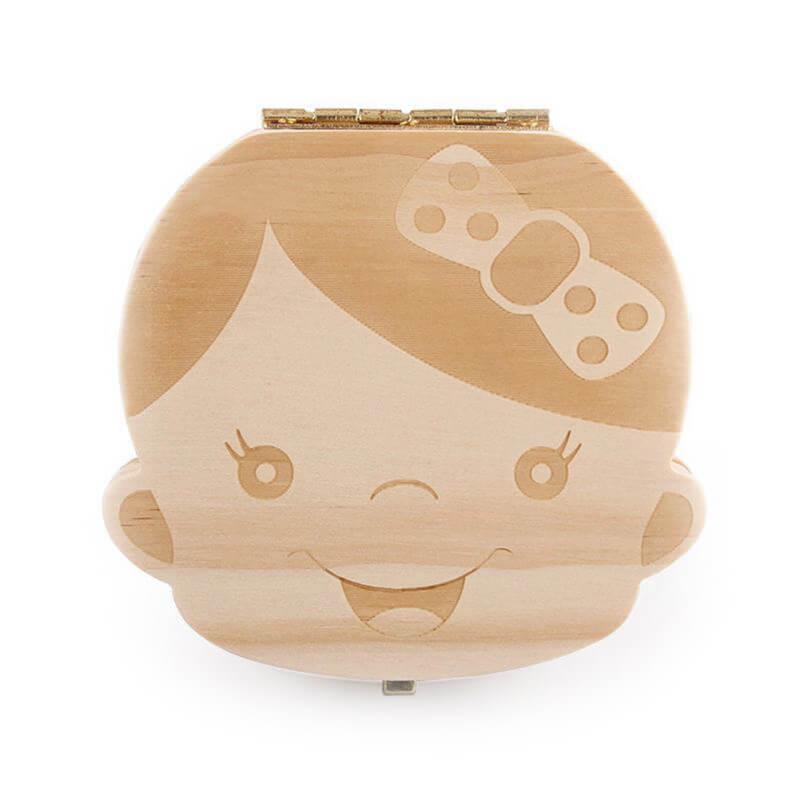 Wooden Keepsake Box for Baby Teeth