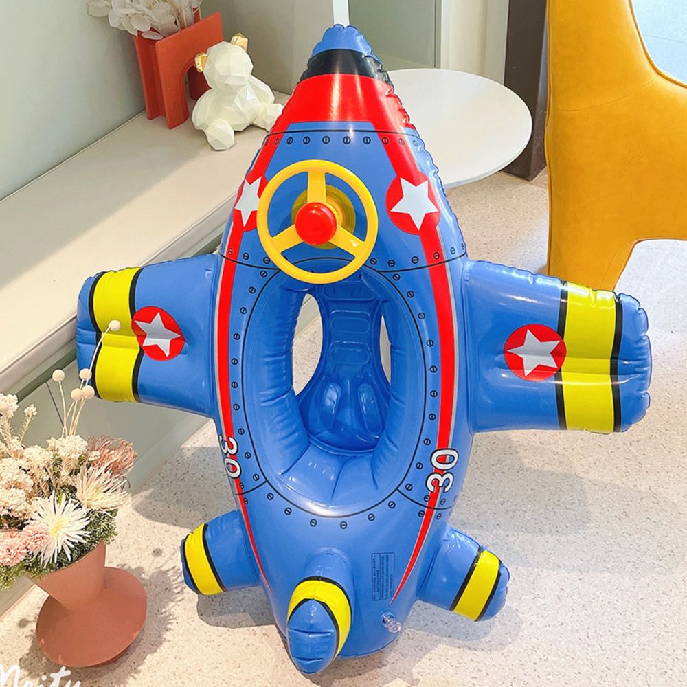 Bouee bebe Gonflable en Forme d’Avion
