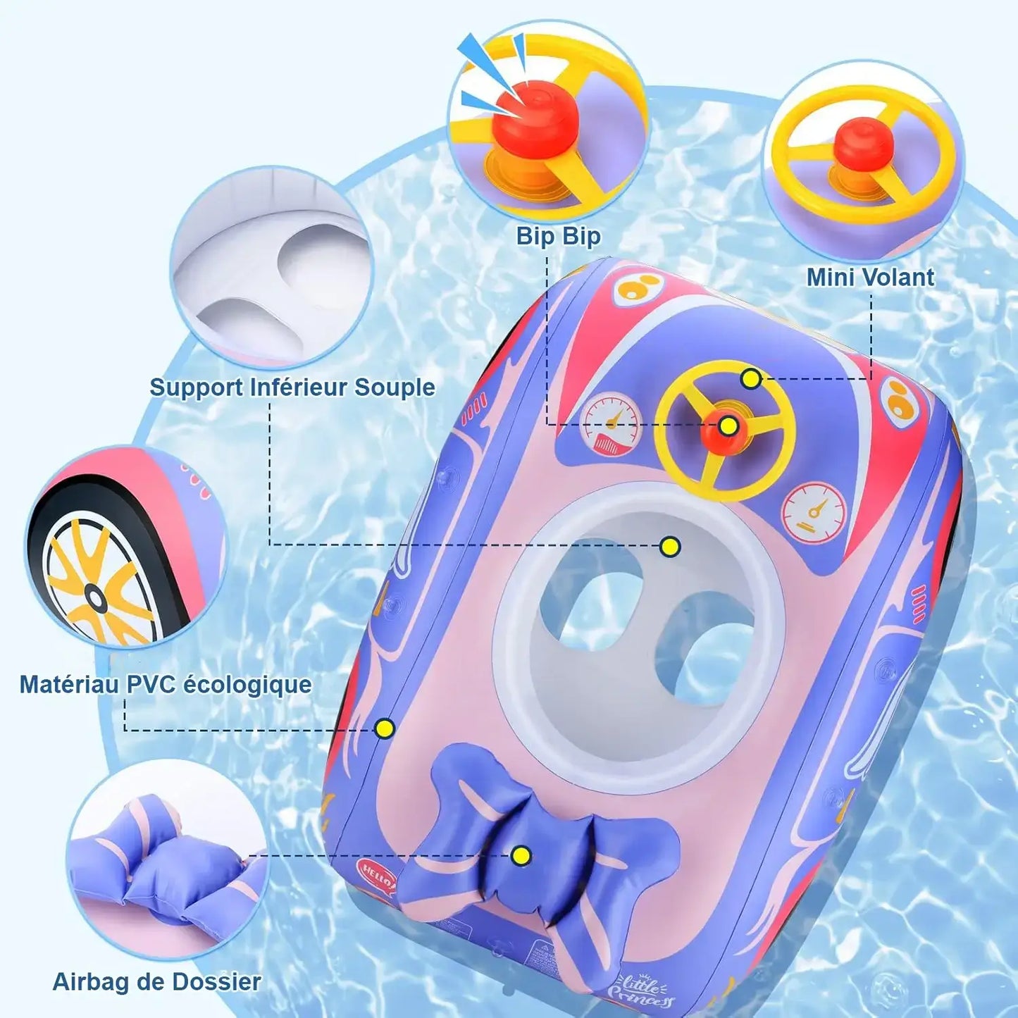 Bouee pour bebe voiture a ombrelle | BabyCruise