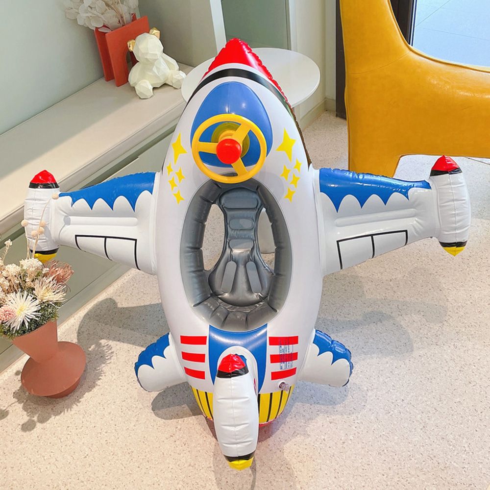 Bouee bebe Gonflable en Forme d’Avion
