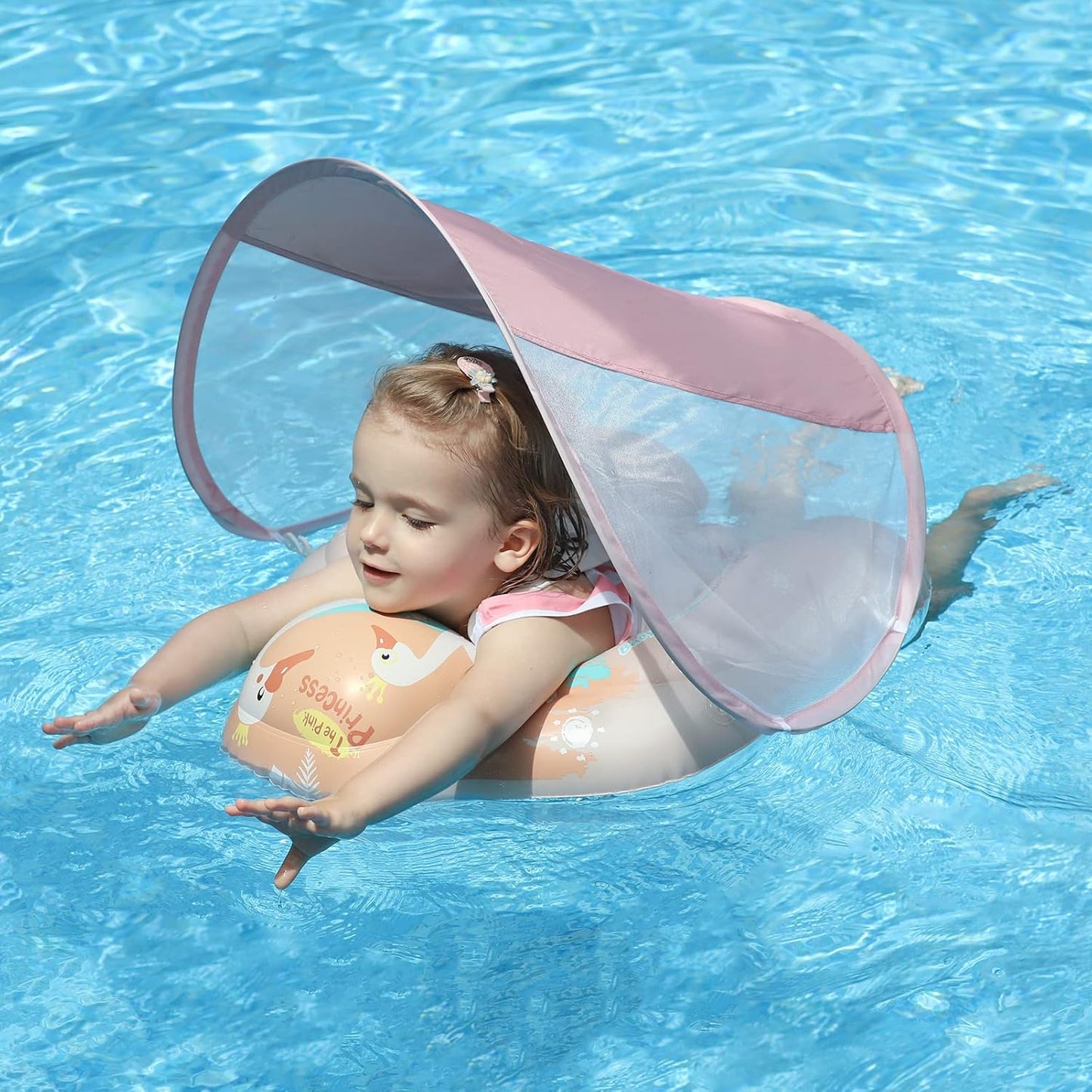 Bozza gonfiabile per neonati con ombrellone anti-UV | Sunsplash