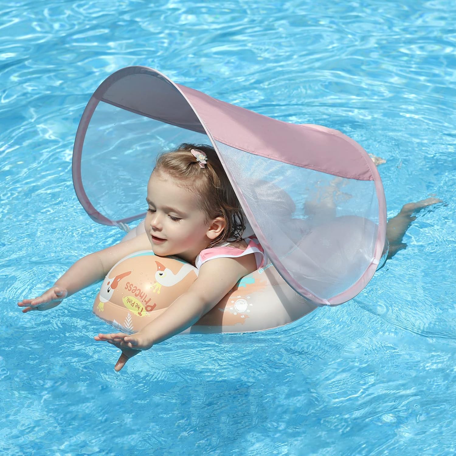 Bozza gonfiabile per neonati con ombrellone anti-UV | Sunsplash