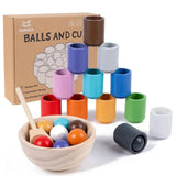 Montessori Balls and Cups - ColorMatch™