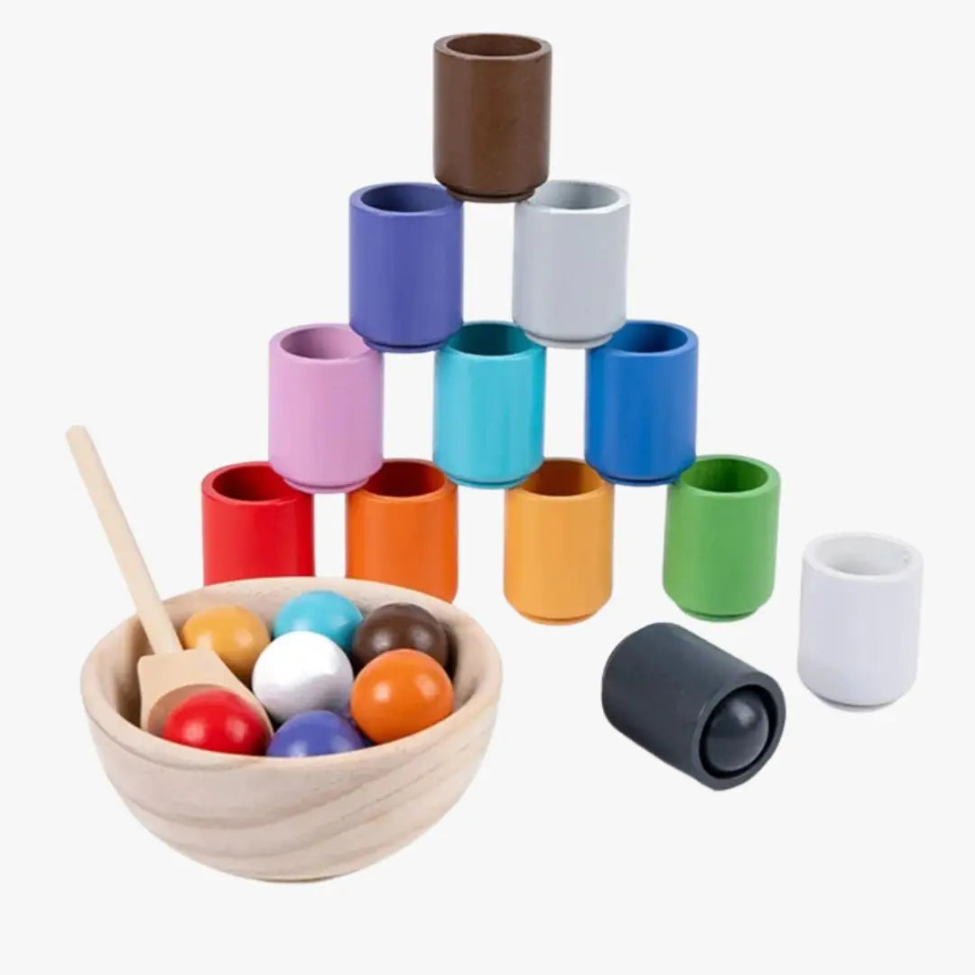 Montessori Balls and Cups - ColorMatch™