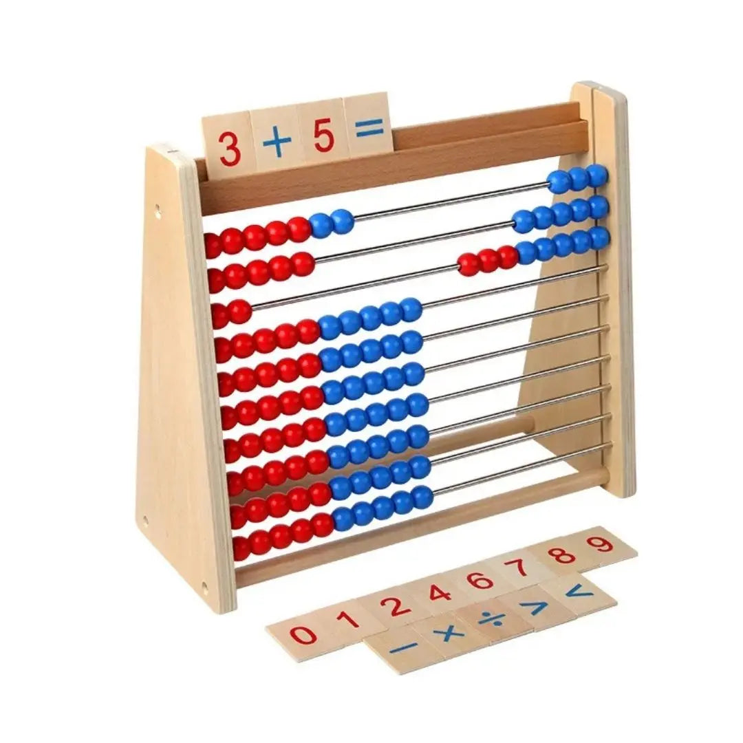 Montessori Chinese Abacus with Included Cards - Boulix™
