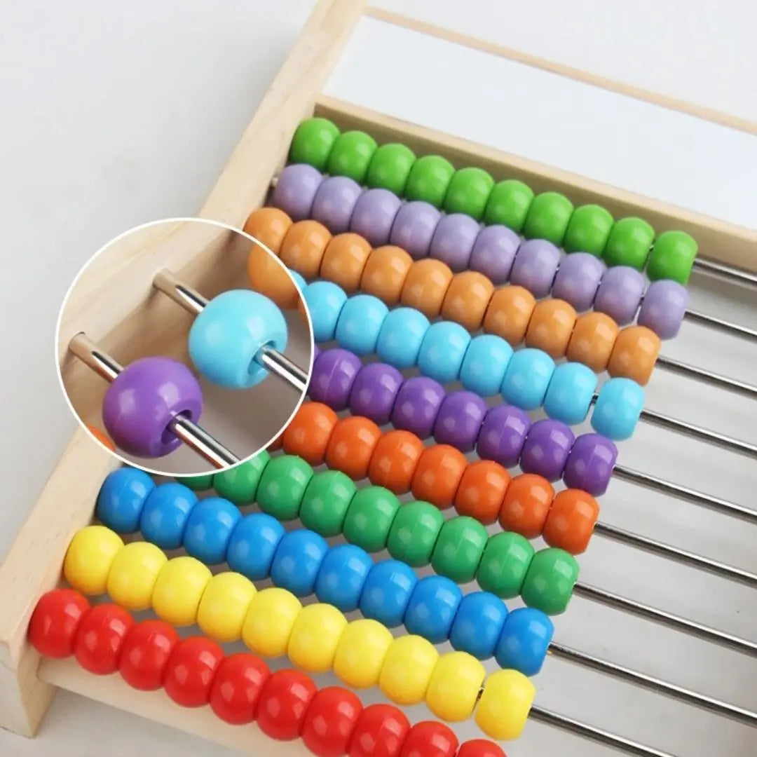 Educational wooden abacus with slate - WoodLearn™