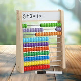 Educational wooden abacus with slate - WoodLearn™