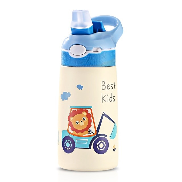 Insulated Kids' Water Bottle with Straw 400 ML