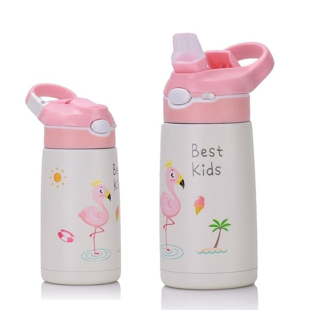 Insulated Kids' Water Bottle with Straw 400 ML