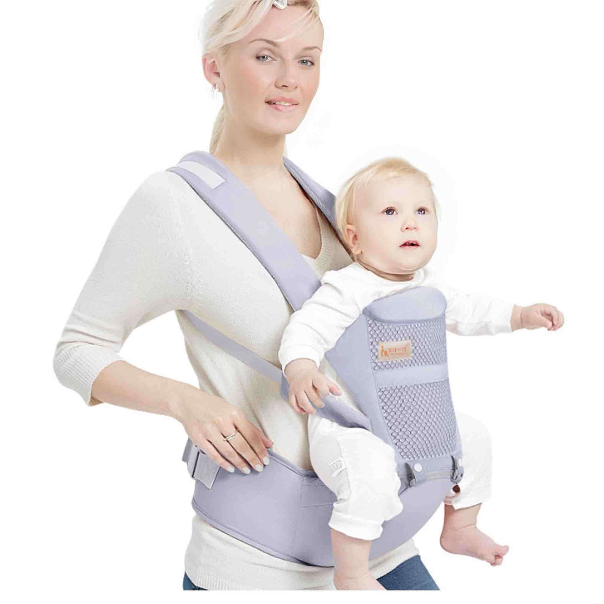 Porte-bébé Air-Mesh Respirant (Ajustement Universel & Siège pour les Hanches)