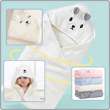 Accappatoio neonato | DadaZoo™ ORSO BIANCO
