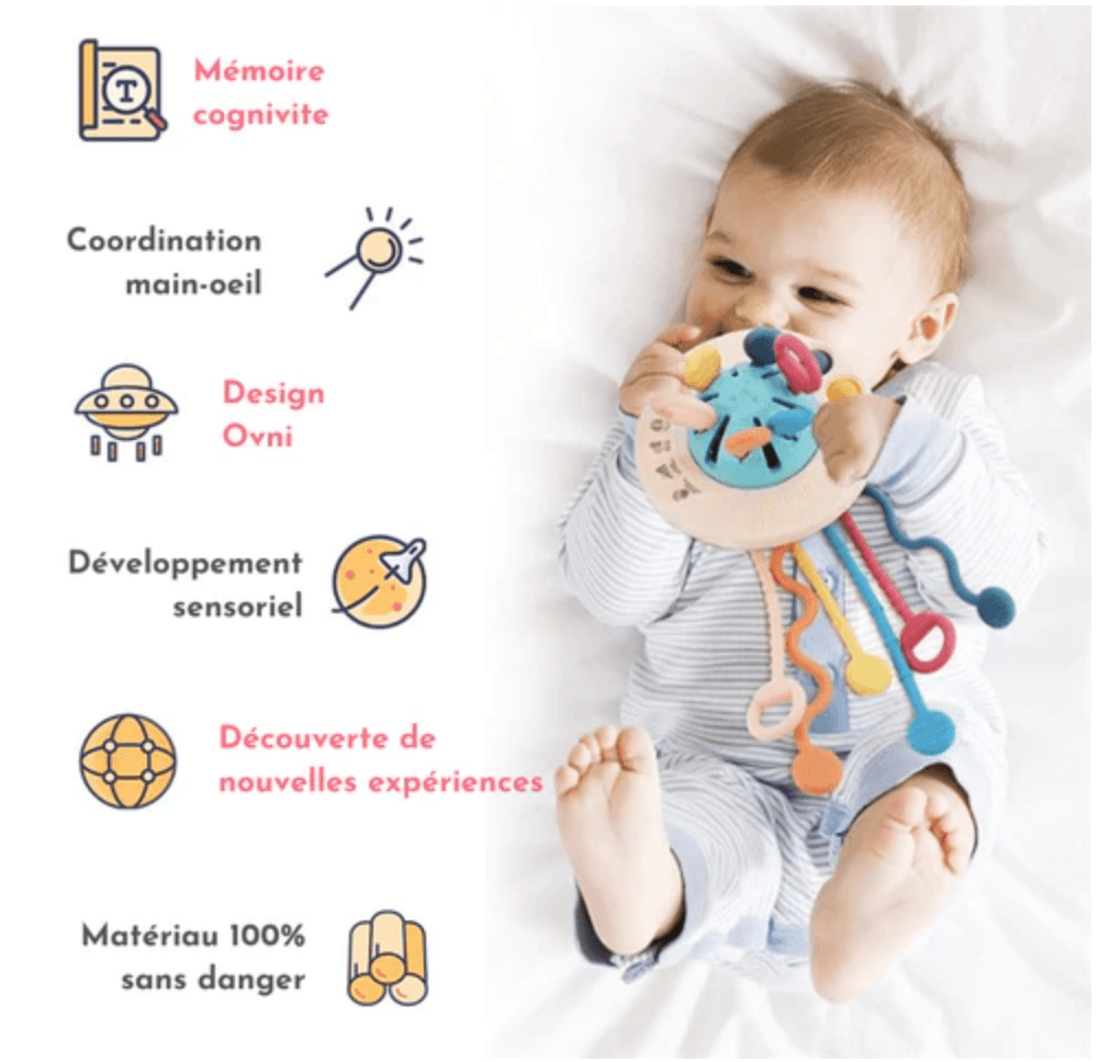babycool™ - Gioco per la dentizione 3 in 1, lenitivo e sensoriale, per neonati