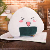 Cuscino di Peluche a Palla di Riso Kawaii (Morbido Cuscino Anime & Scaldamani)