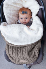 Cashmere Dream™ Angular Cocoon Sleeping Bag (Lamb Fleece Lined Swaddle)