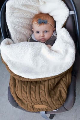Cashmere Dream™ Angular Cocoon Sleeping Bag (Lamb Fleece Lined Swaddle)