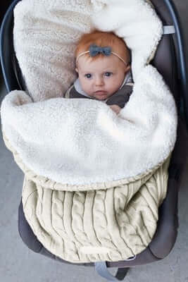 Cashmere Dream™ Angular Cocoon Sleeping Bag (Lamb Fleece Lined Swaddle)