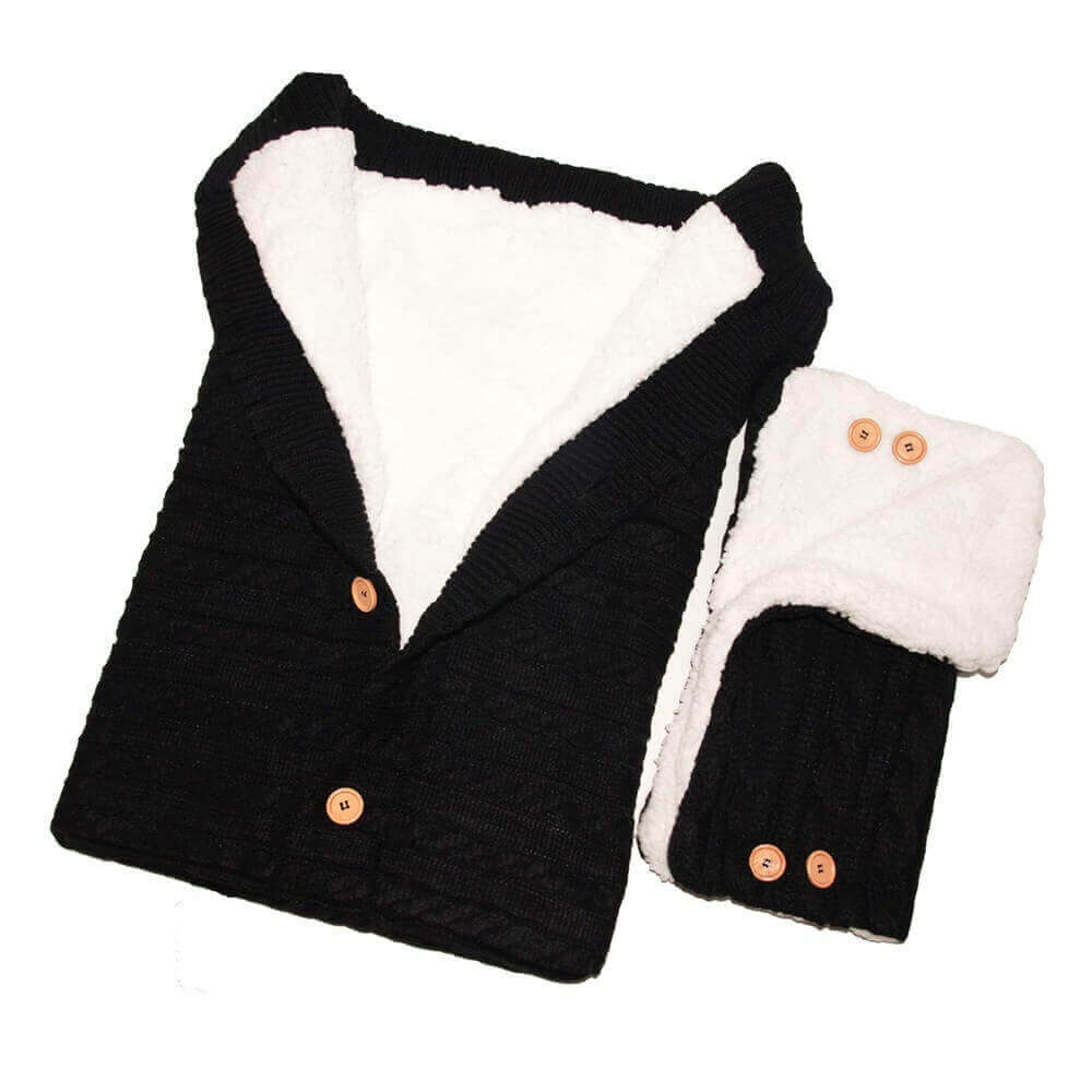 Cashmere Dream™ Gigoteuse Boutonnée en Tricot
