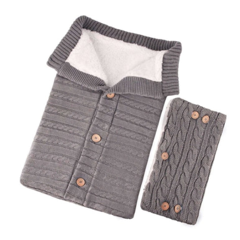 Cashmere Dream™ Gigoteuse Boutonnée en Tricot