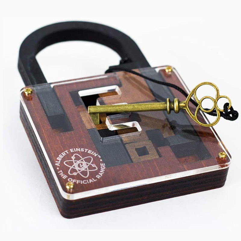 Rompicapo in legno – La Chiave di Einstein (IQ Lock)