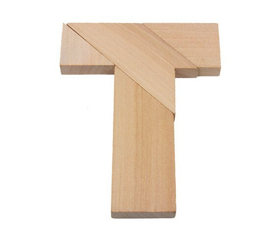 Rompicapo in Legno Tangram T