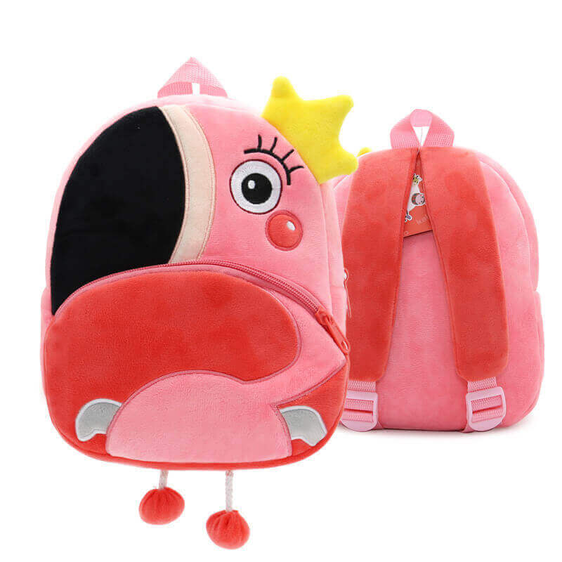 Charming Critter™ Zaino di Peluche per Bambini (Morbido Zaino Animale)
