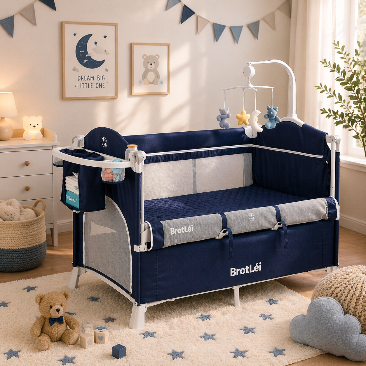 Blue Co-sleeper