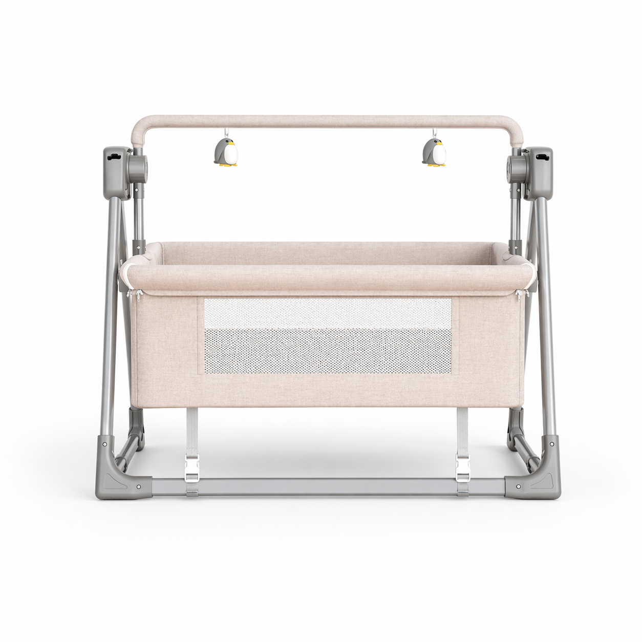 Beige Co-Sleeper Bassinet