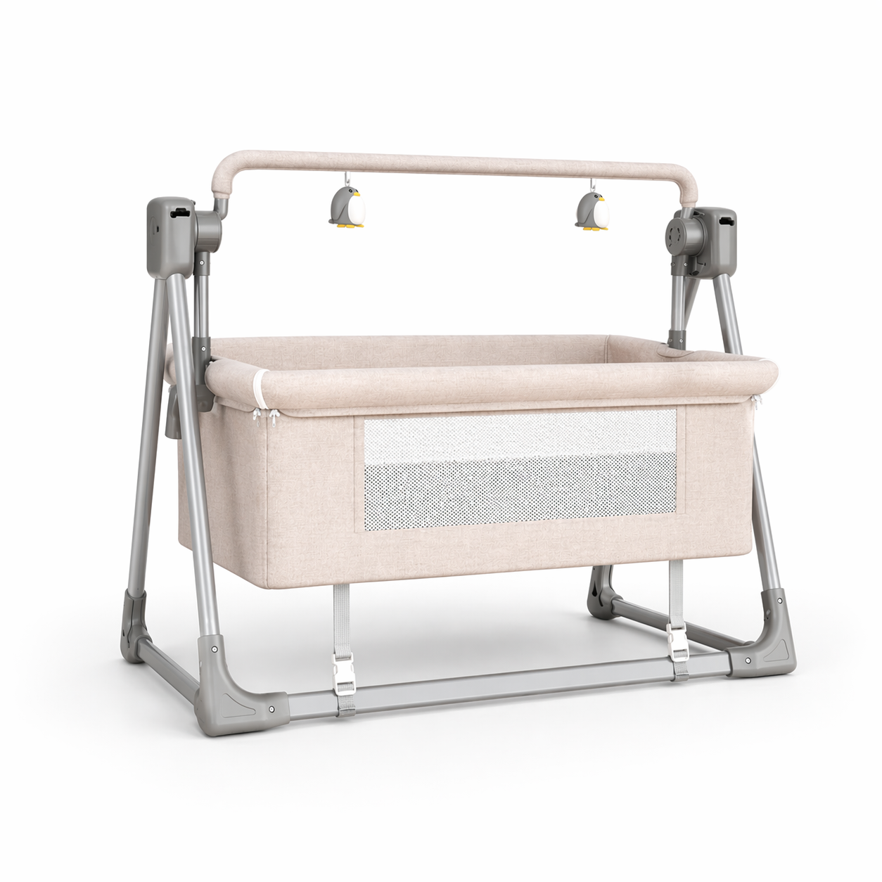 Beige Co-Sleeper Bassinet
