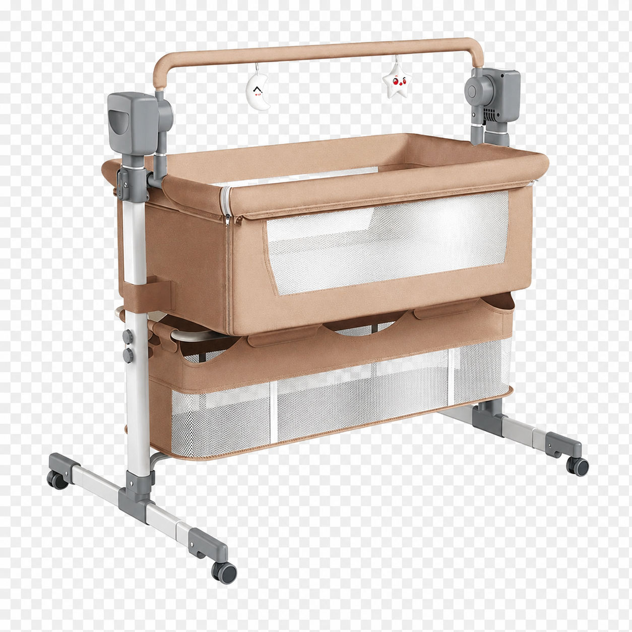 Cocodo Baby Cradle Beige - Grey - Brown - Electric Khaki 0 to 2 years