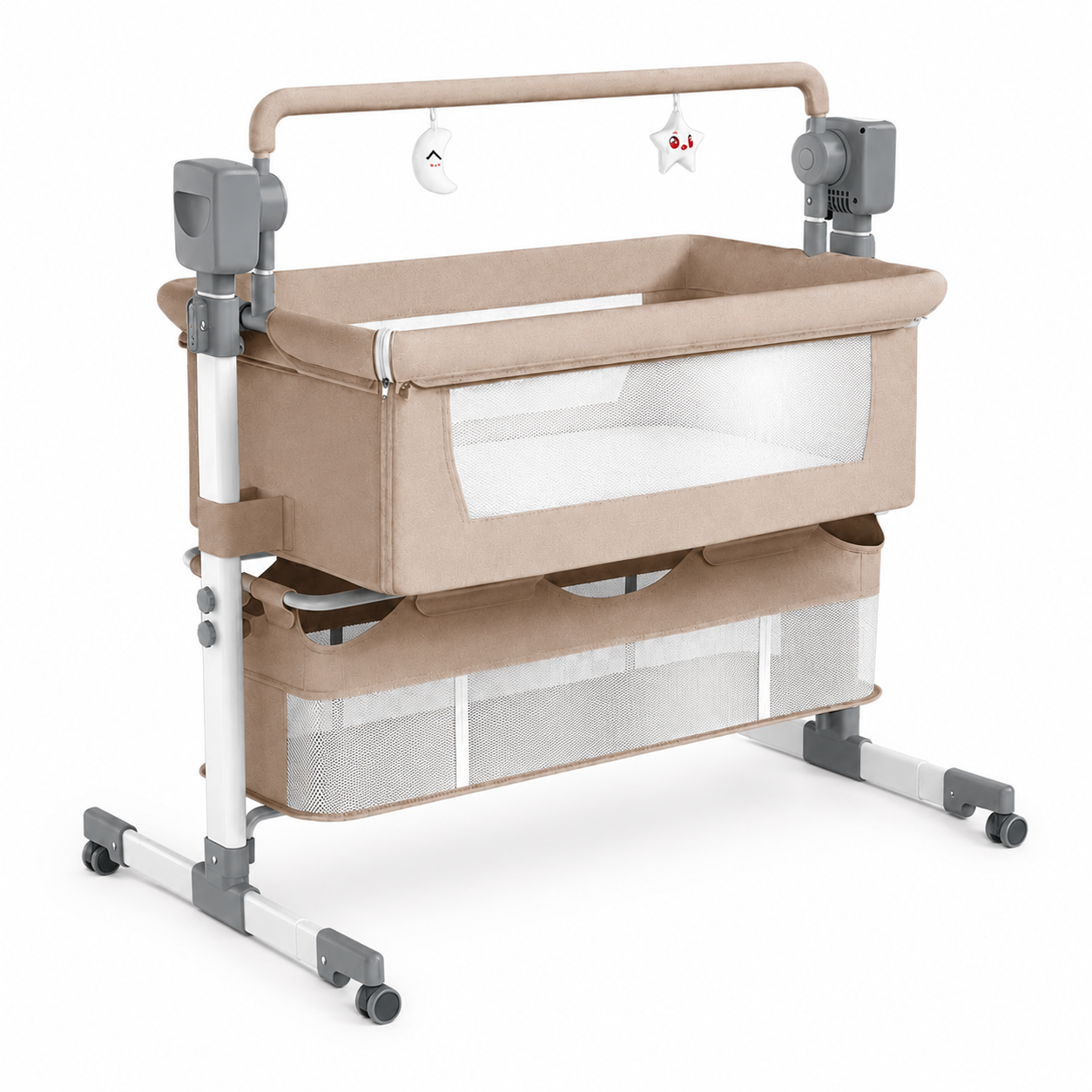 Cocodo Baby Cradle Beige - Grey - Brown - Electric Khaki 0 to 2 years