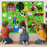 KIDS NATURE - Felt Montessori educational animal game