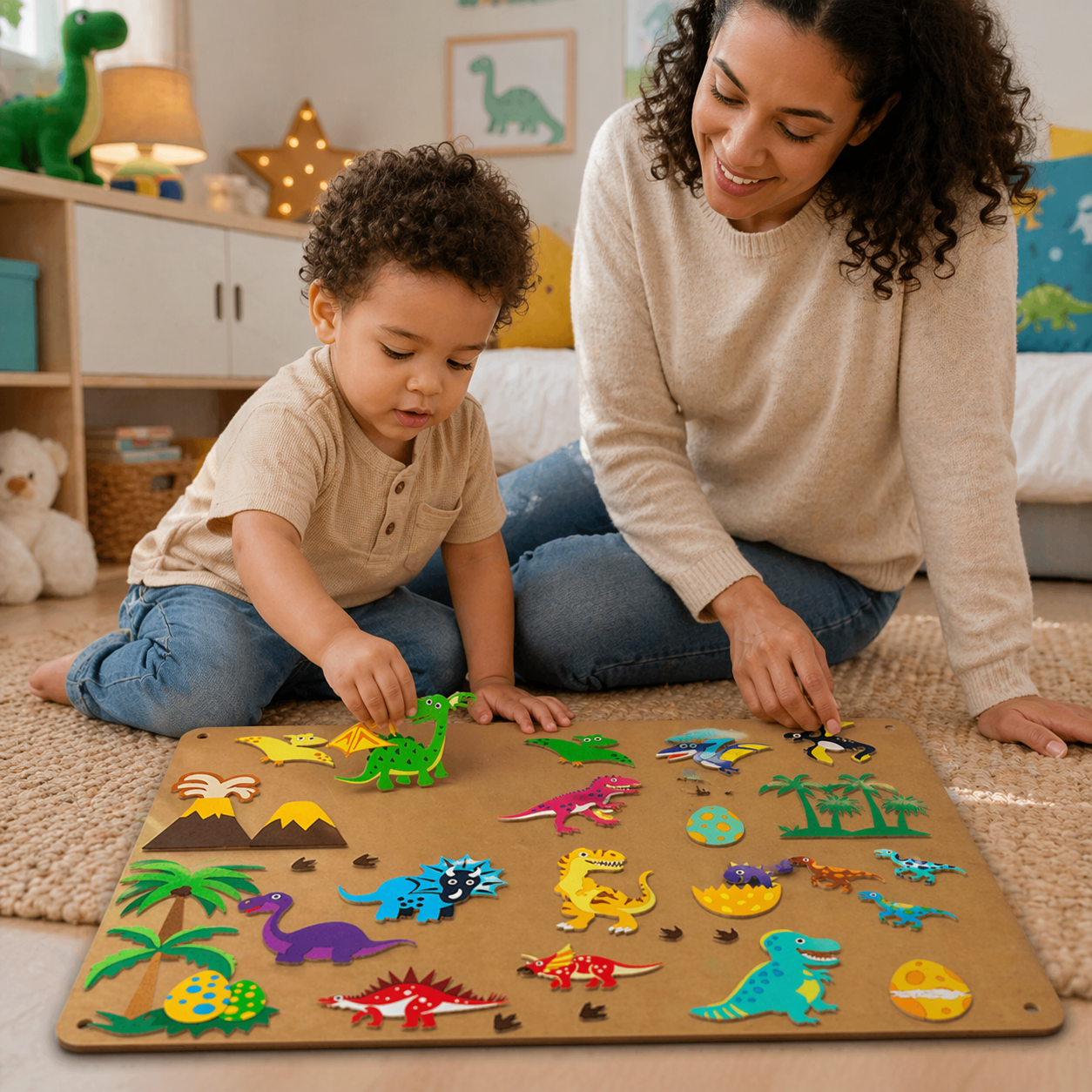 KIDS NATURE - Felt Montessori educational animal game