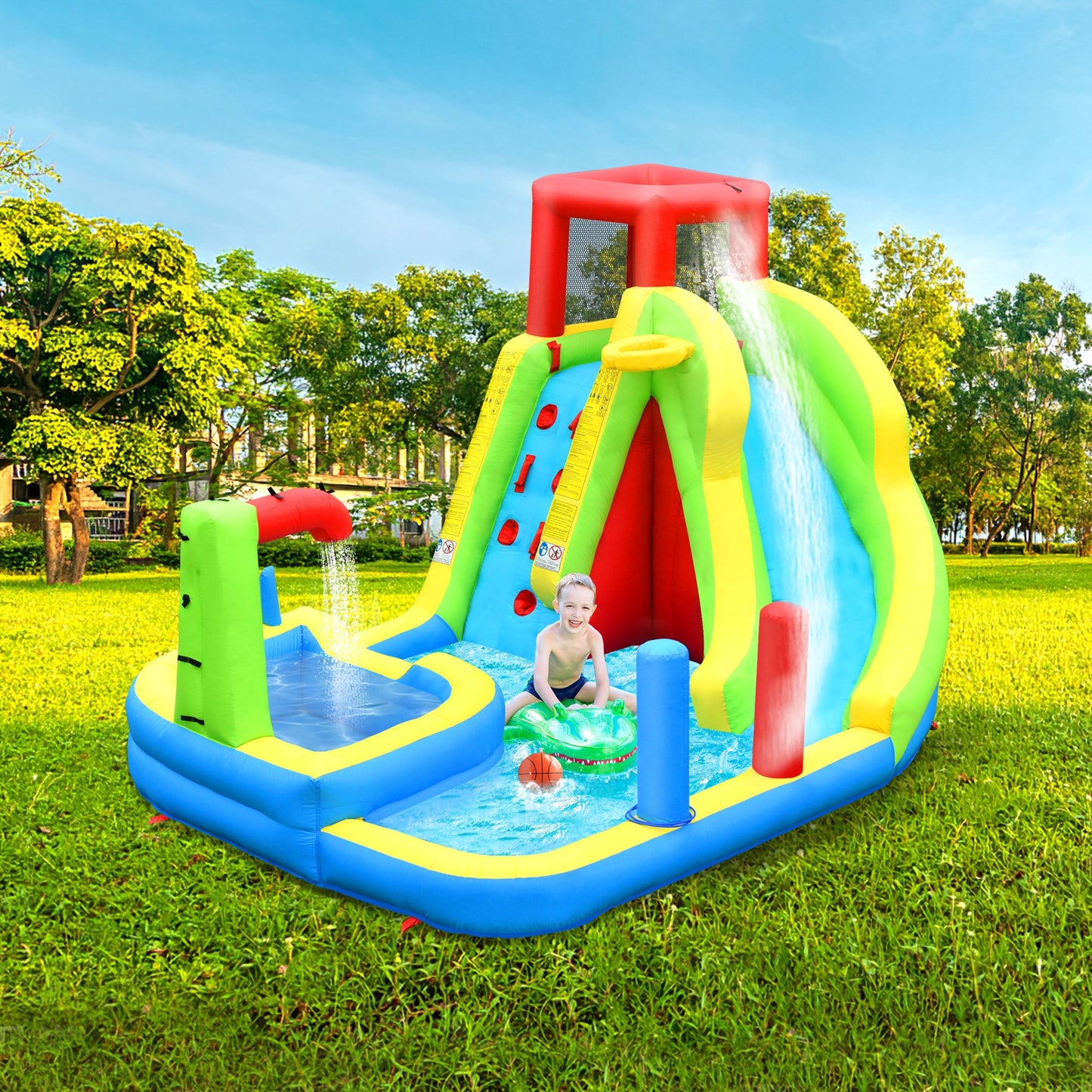 Chateau Gonflable avec Souffleur pour Enfants