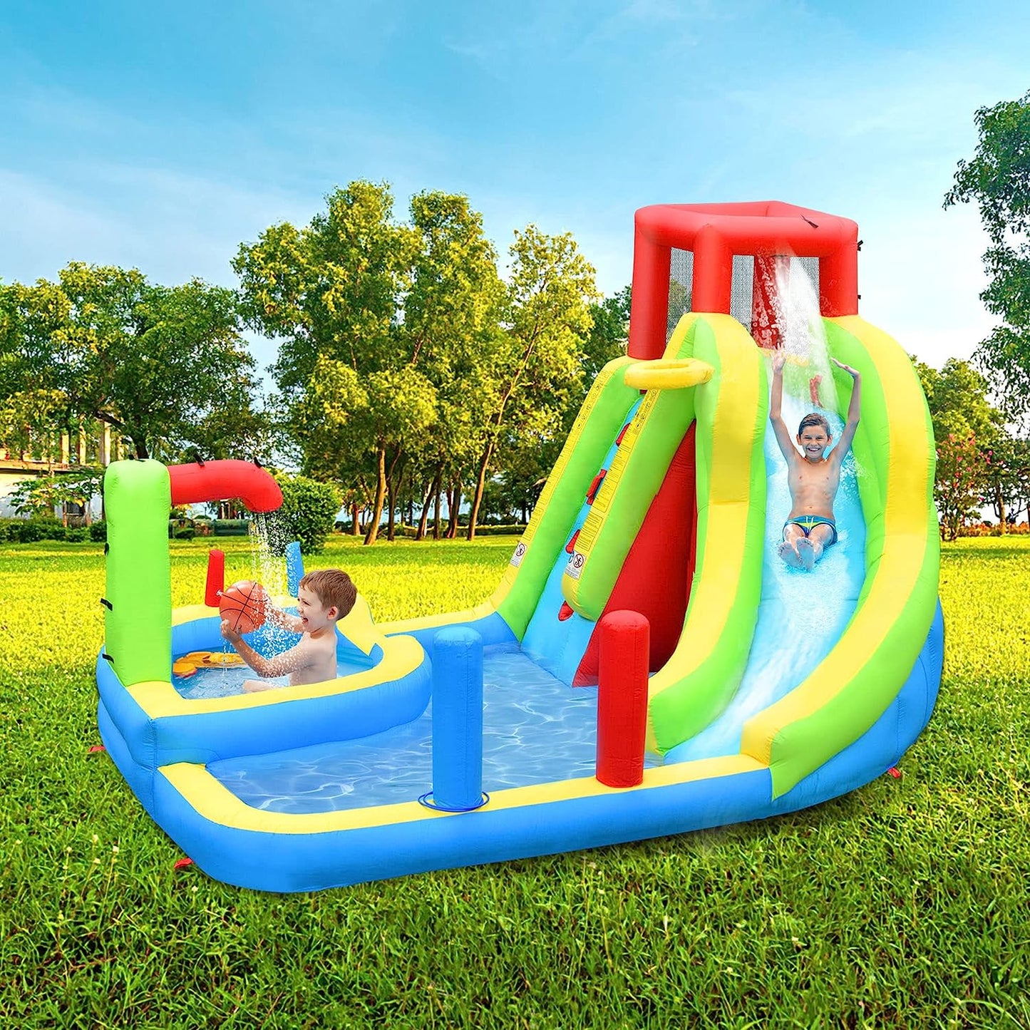 Chateau Gonflable avec Souffleur pour Enfants