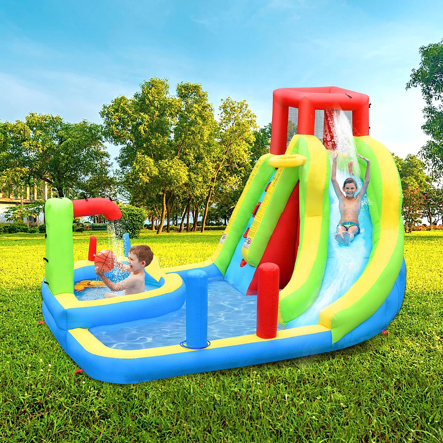 Chateau Gonflable avec Souffleur pour Enfants