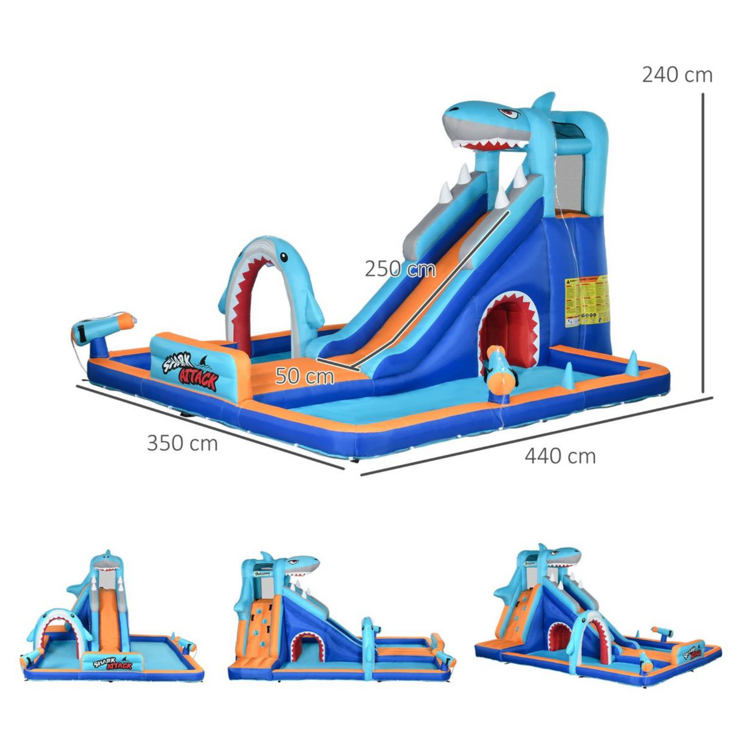 Castello gonfiabile 6 in 1 | HexaJoy