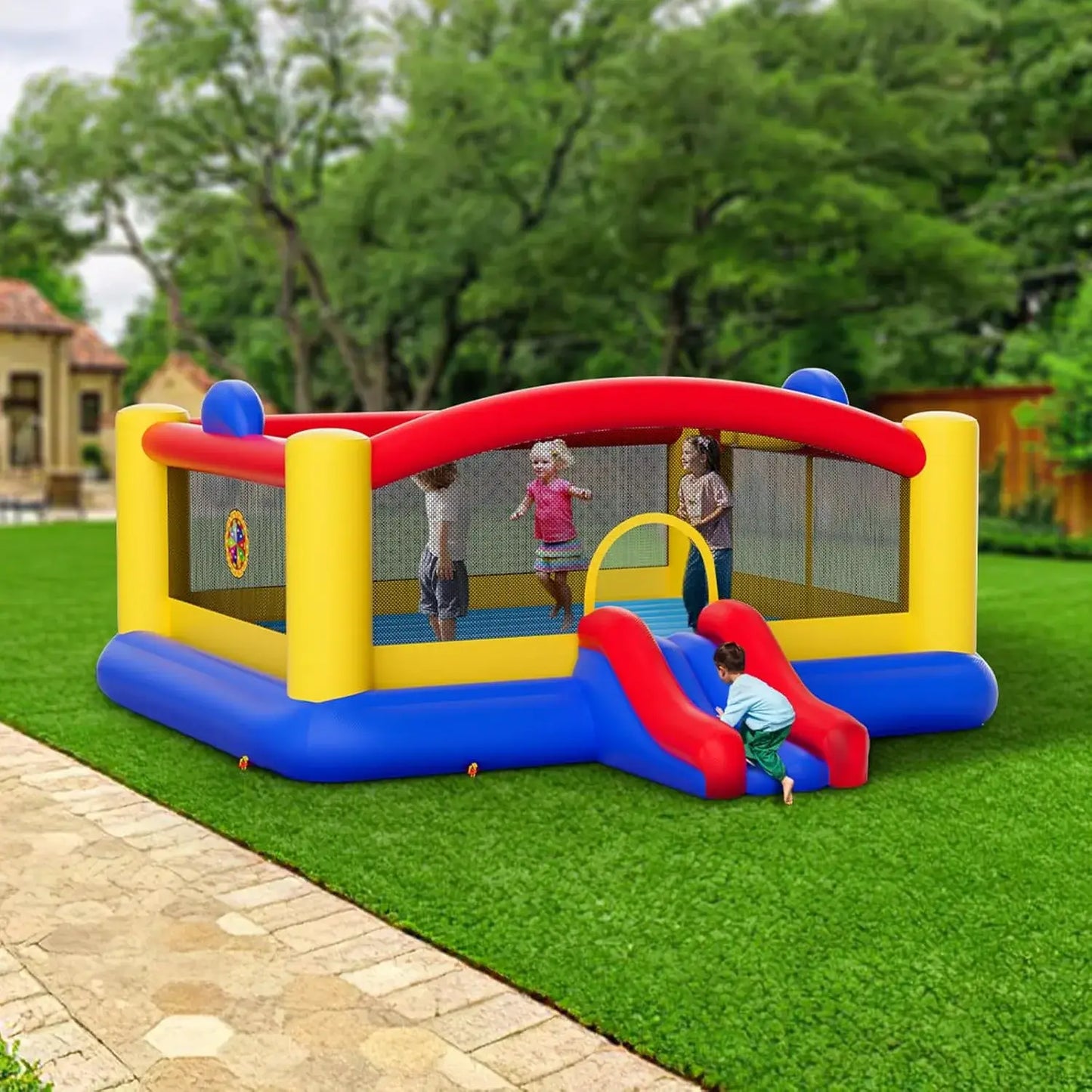 Kids' Inflatable Castle with Net | PlayNet